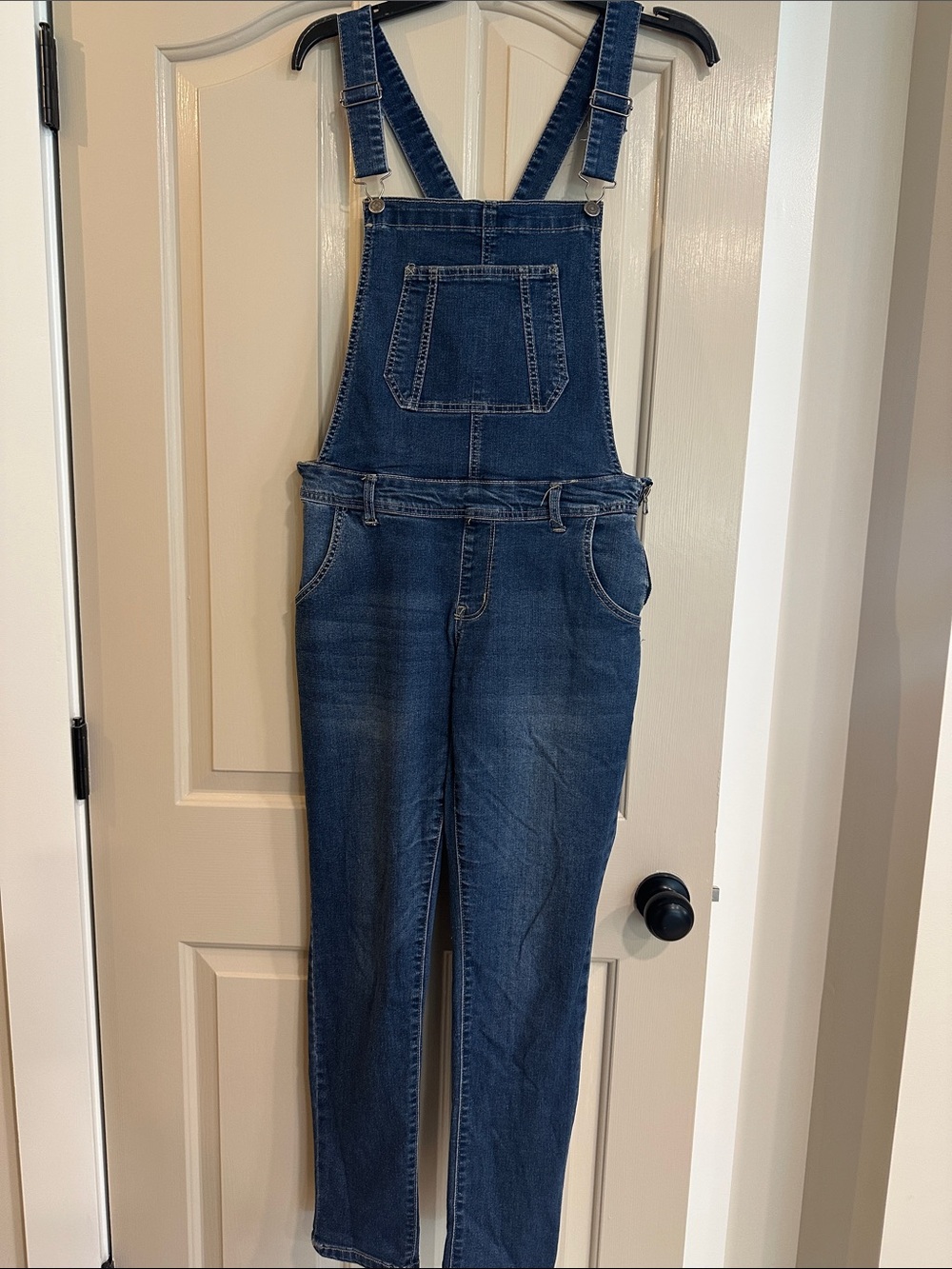 Wallflower Dark Blue Denim Overalls